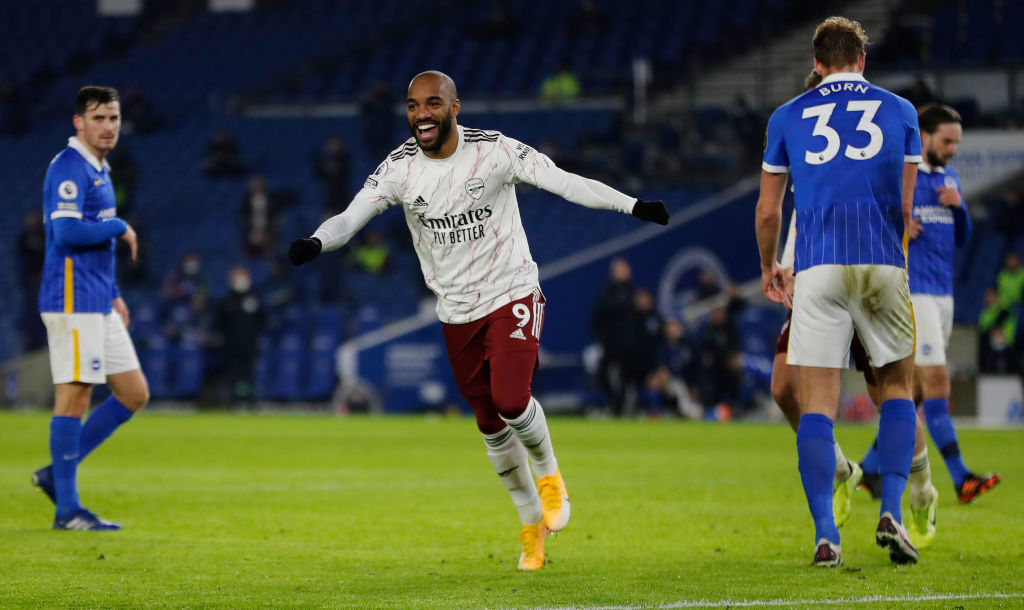Lacazette, Brighton