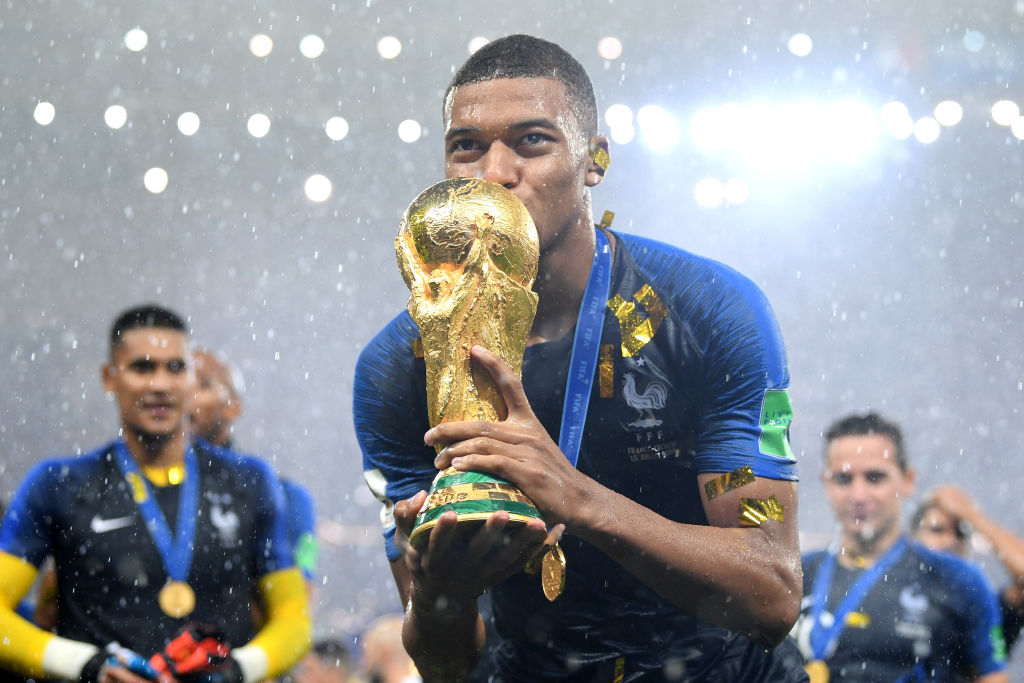 did mbappe win 2018 world cup