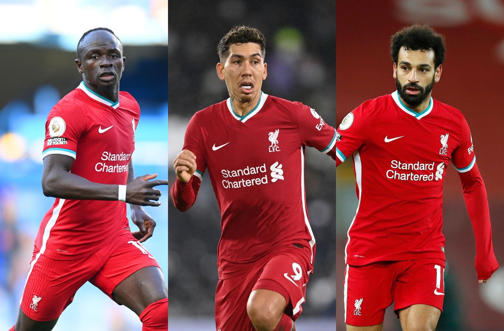 Sadio Mane, Roberto Firmino, Mohamed Salah - Liverpool