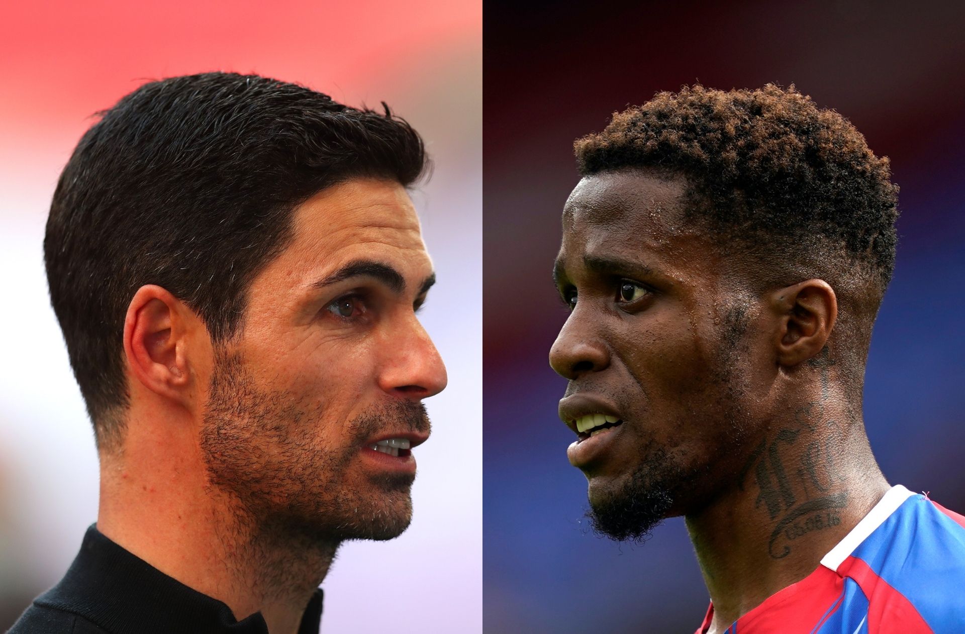 Mikel Arteta, Wilfried Zaha