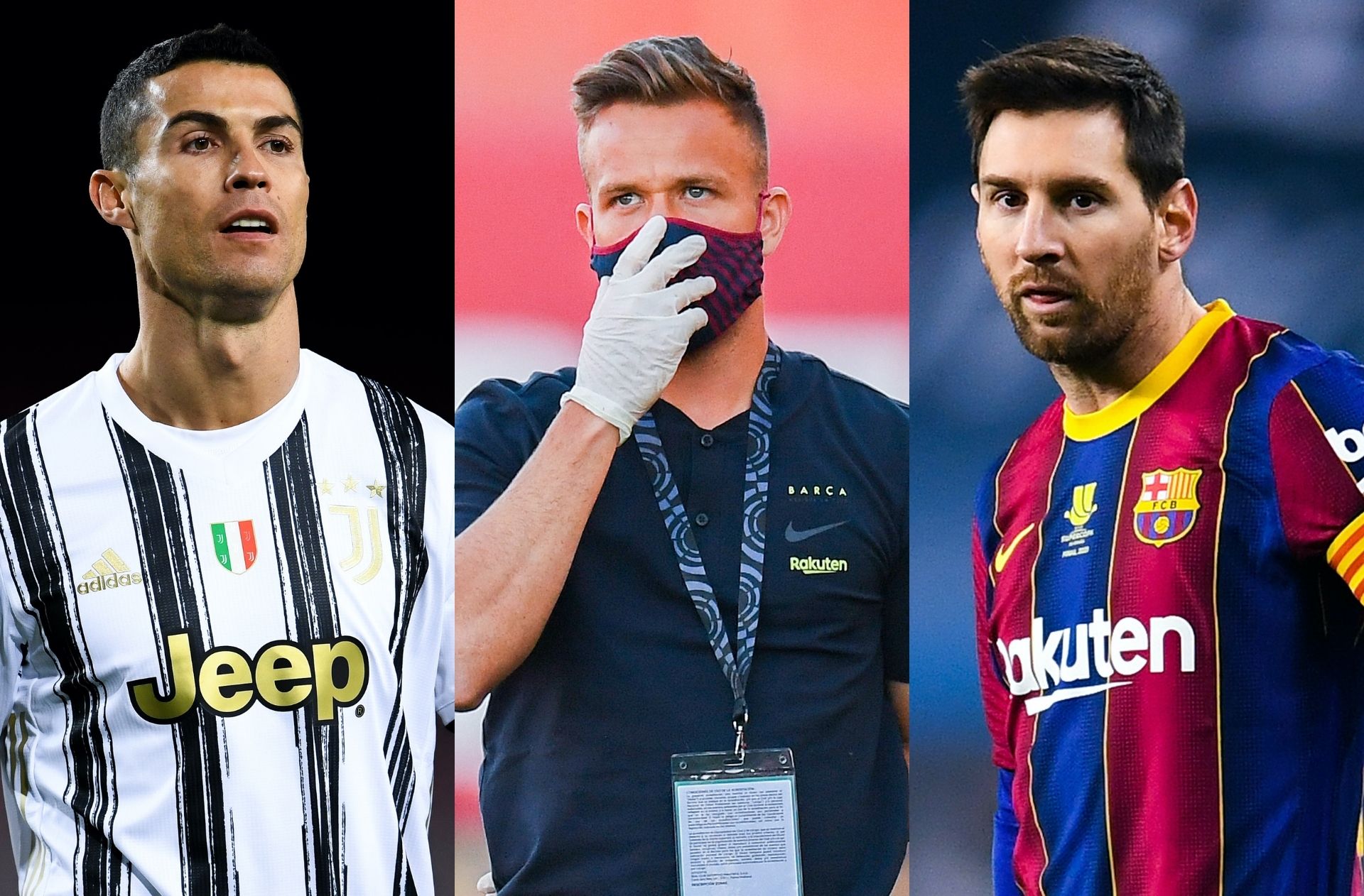 Cristiano Ronaldo, Arthur Melo, Lionel Messi