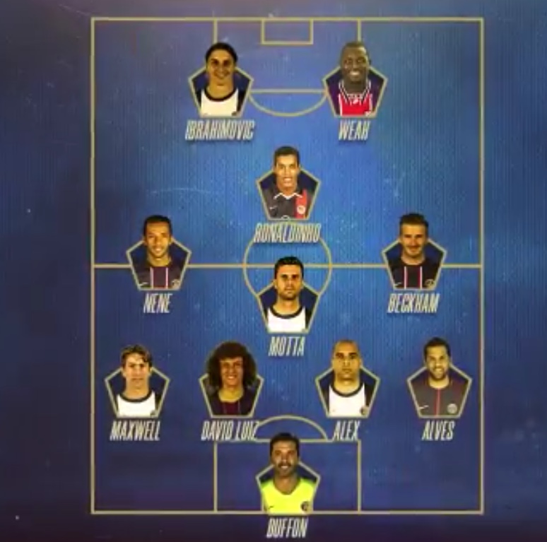 Video Neymar names his greatest PSG XI of alltime