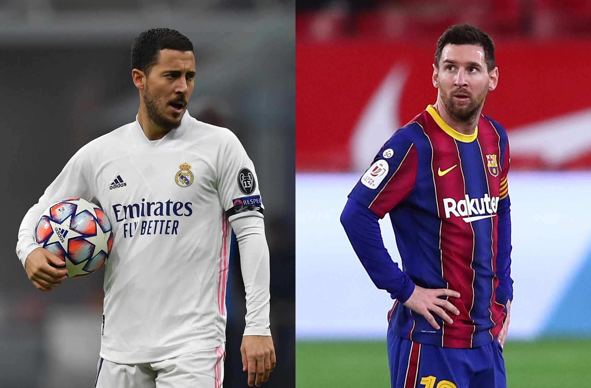 Eden Hazard, Lionel Messi