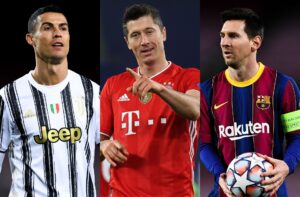 Top 10 leaders in the European Golden Shoe race