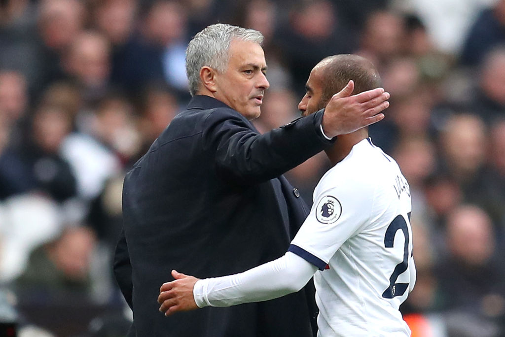 Lucas Moura & Jose Mourinho - Tottenham