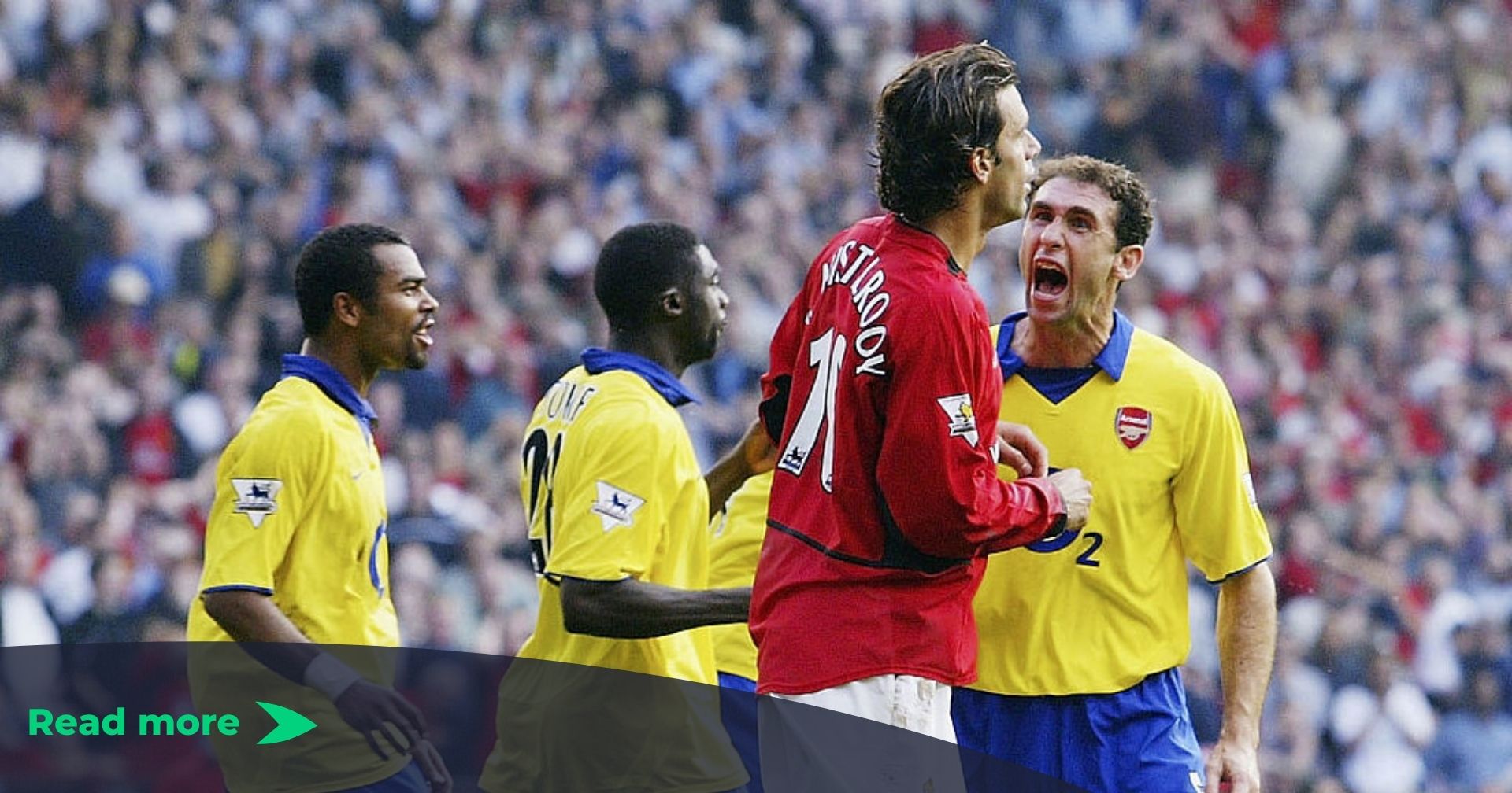 Van Nistelrooy gives another insight on his rivalry with Arsenal