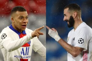 Mbappe - PSG, Benzema - Real Madrid