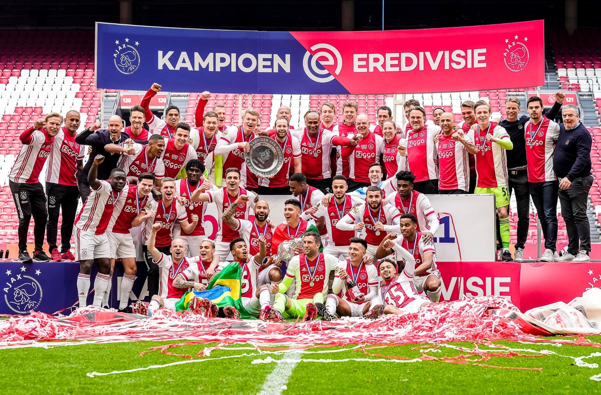 Ajax clinch Eredivisie title for record-extending 35th time