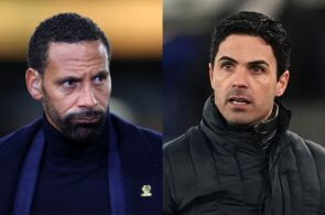 Rio Ferdinand, Mikel Arteta, Arsenal