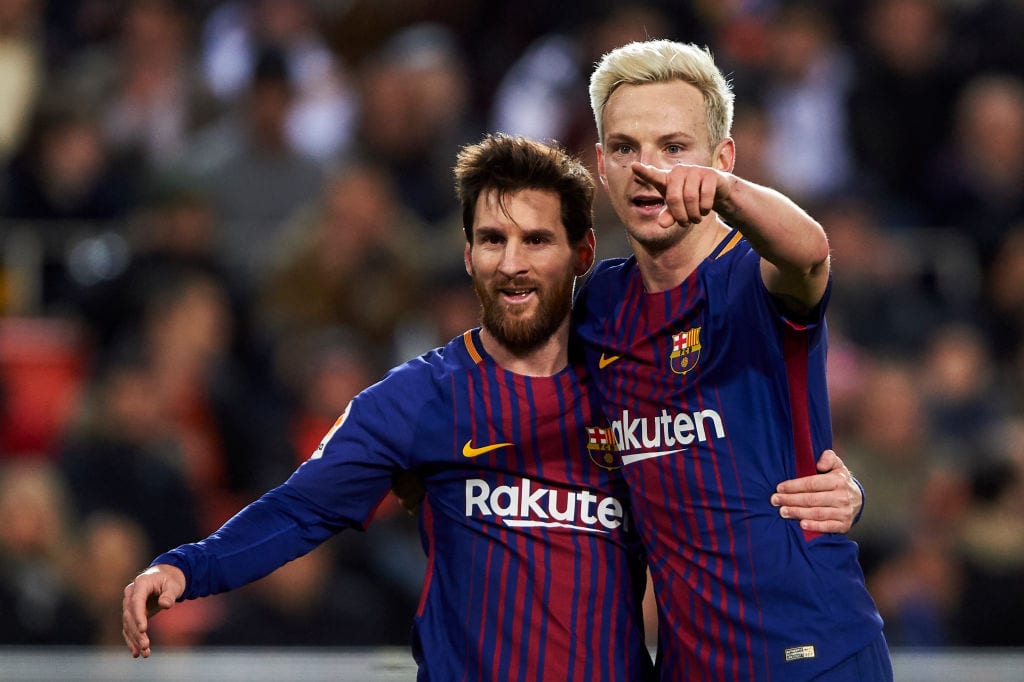 Rakitic, Messi