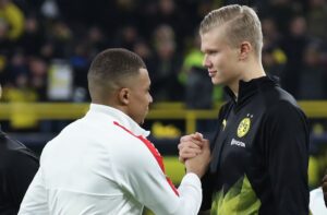 Mbappe of PSG, Haaland of Dortmund