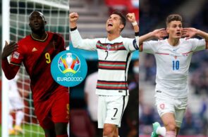 Romelu Lukaku - Belgium, Cristiano Ronaldo - Portugal, Patrik Schick - Czech Republic