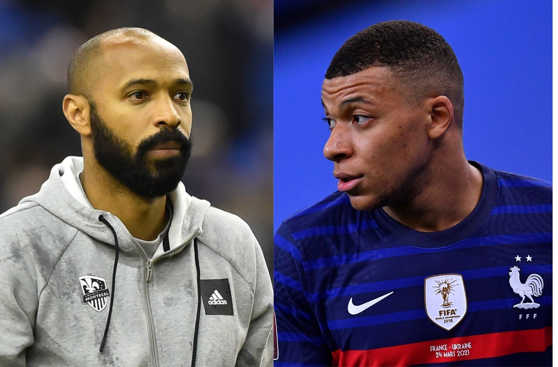 Thierry Henry, Kylian Mbappe, France