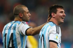 Lionel Messi, Javier Mascherano, Argentina