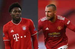 Alphonso Davies - Bayern Munich, Luke Shaw - Manchester United