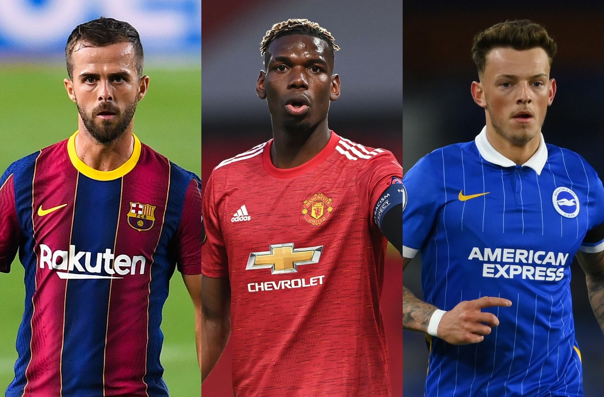 Miralem Pjanic, Paul Pogba, Ben White, transfer