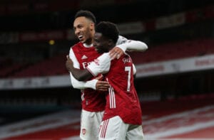Pierre-Emerick Aubameyang, Bukayo Saka, Arsenal