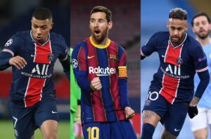 Mbappe, Messi, Neymar - PSG