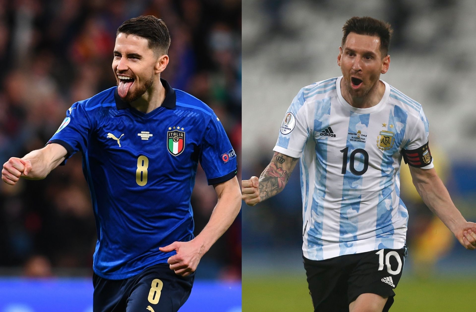 Jorginho - Italy, Messi - Argentina