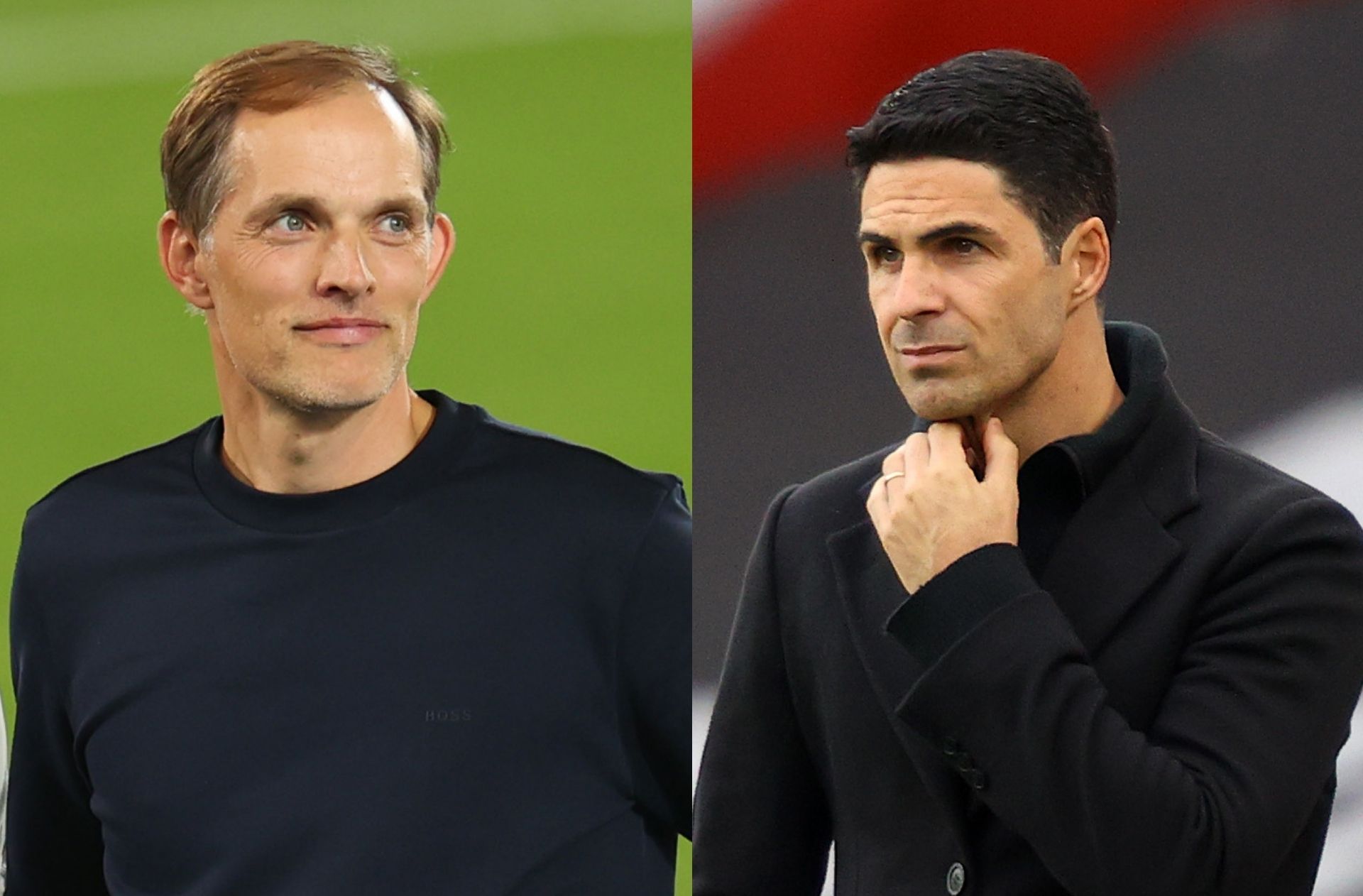 Thomas Tuchel - Chelsea, Mikel Arteta - Arsenal
