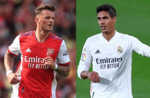 Ben White, Raphael Varane