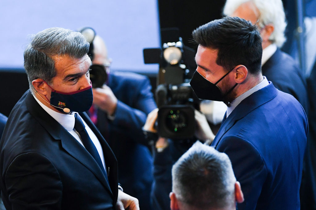 Joan Laporta, Lionel Messi