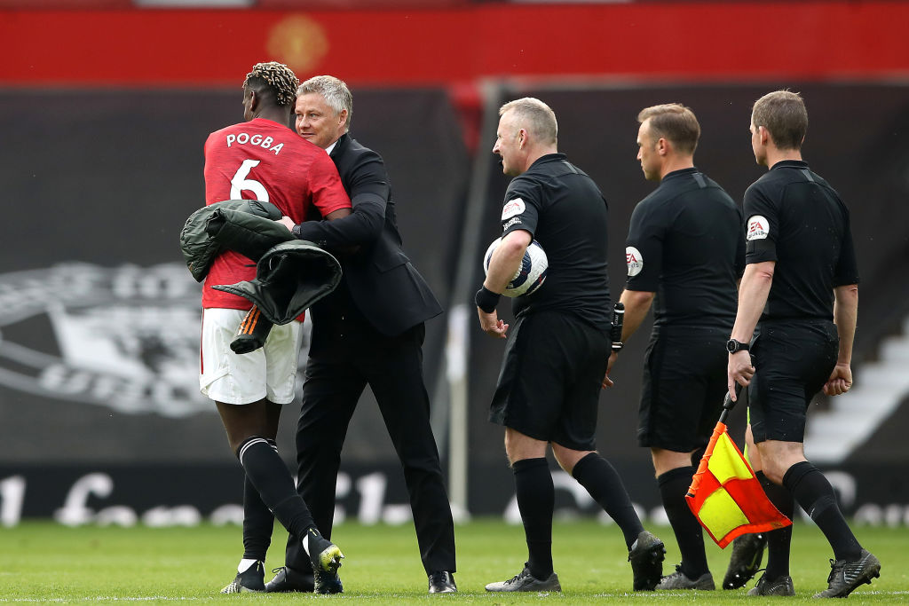 Ole Gunnar Solskjaer, Paul Pogba, Manchester United