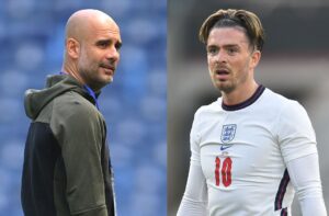 Pep Guardiola, Jack Grealish, Manchester City
