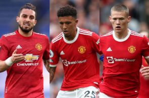 Alex Telles, Jadon Sancho, Scott McTominay - Man United