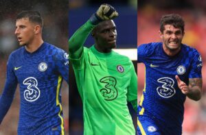 Mason Mount, Edouard Mendy, Christian Pulisic - Chelsea