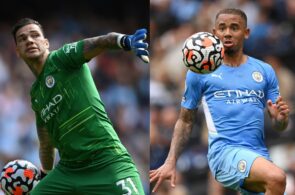 Ederson, Gabriel Jesus - Man City