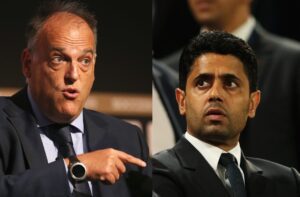 Javier Tebas - La Liga, Nasser Al-Khelaifi - PSG