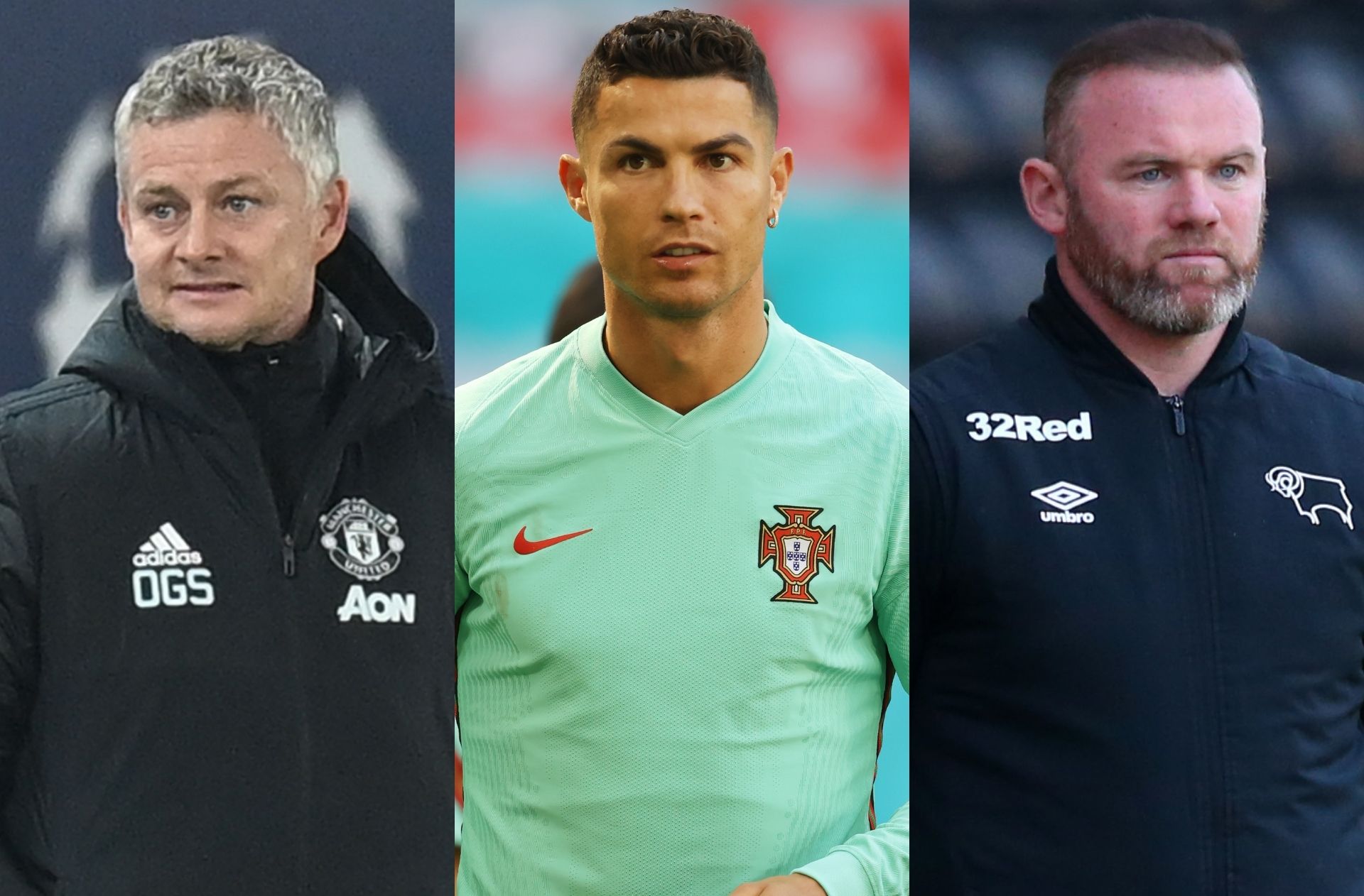 Ole Gunnar Solskjaer, Cristiano Ronaldo, Wayne Rooney