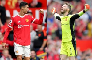 Cristiano Ronaldo, David de Gea, Manchester United