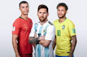 Cristiano Ronaldo, Lionel Messi, Neymar