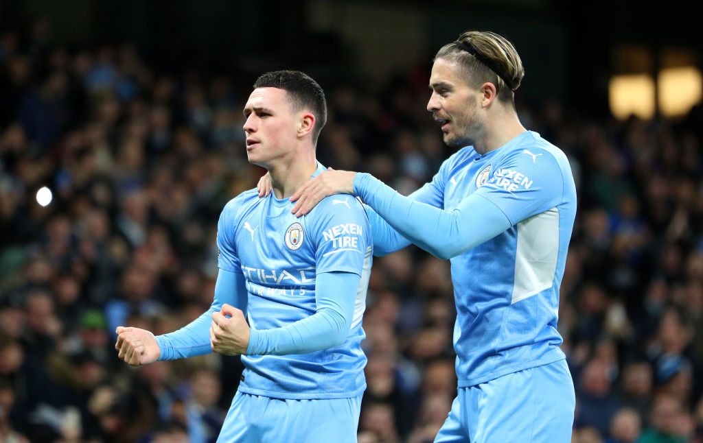 Phil Foden and Jack Grealish at Manchester City
