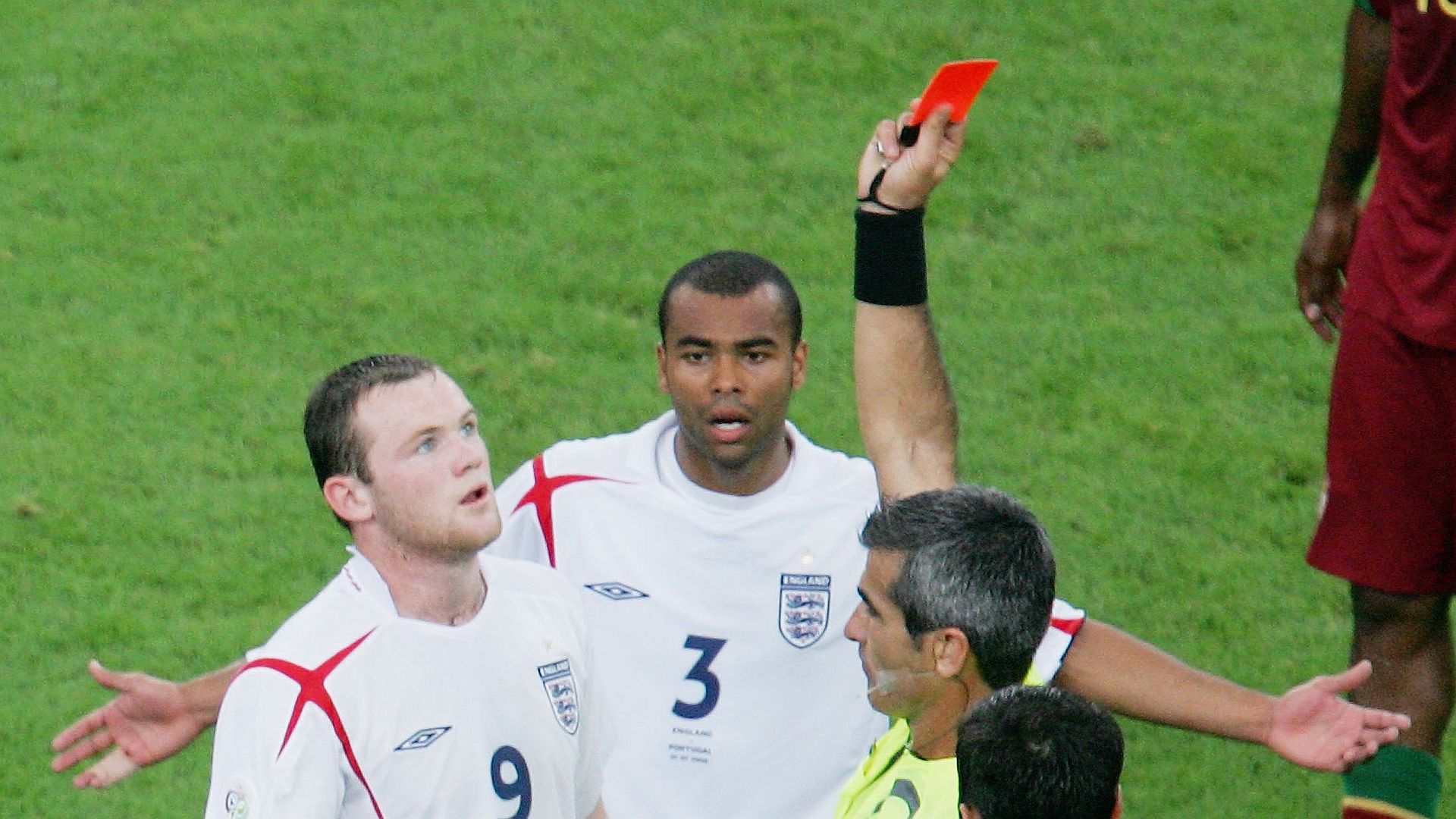 Rooney World Cup red card