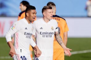 Casemiro and Kroos at Real Madrid