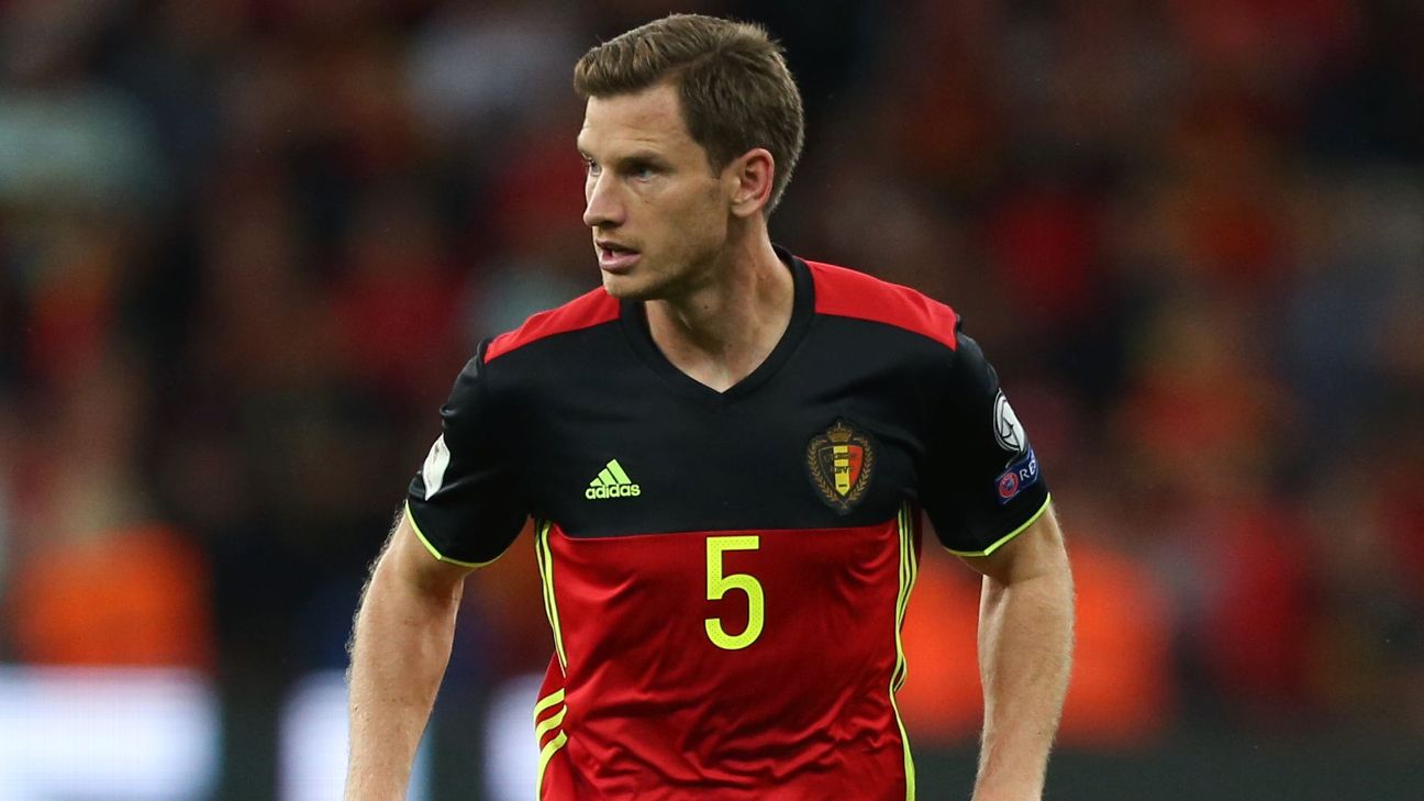 Jan Vertonghen at Belgium