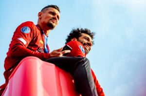 Dejan Lovren, Mohamed Salah, Champions League