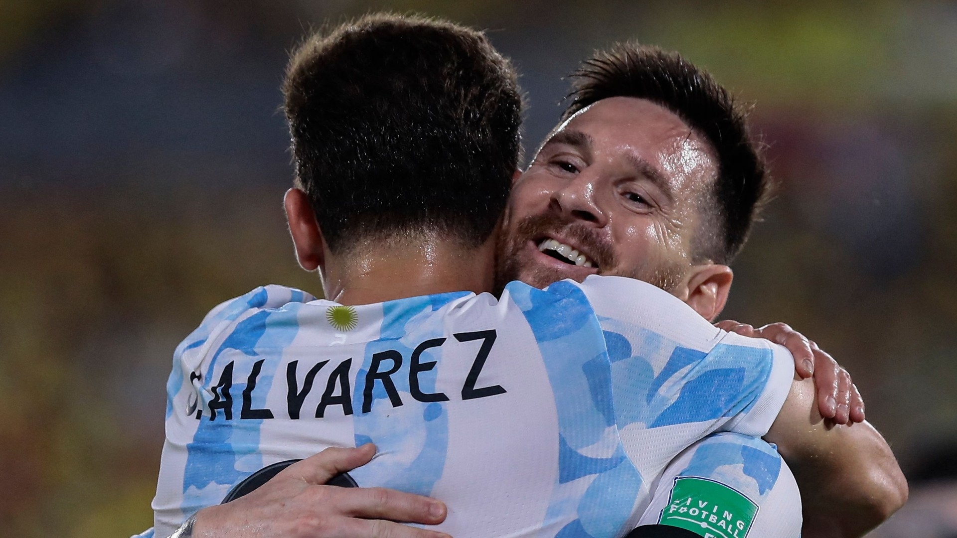 Messi and Alvarez at Argentina