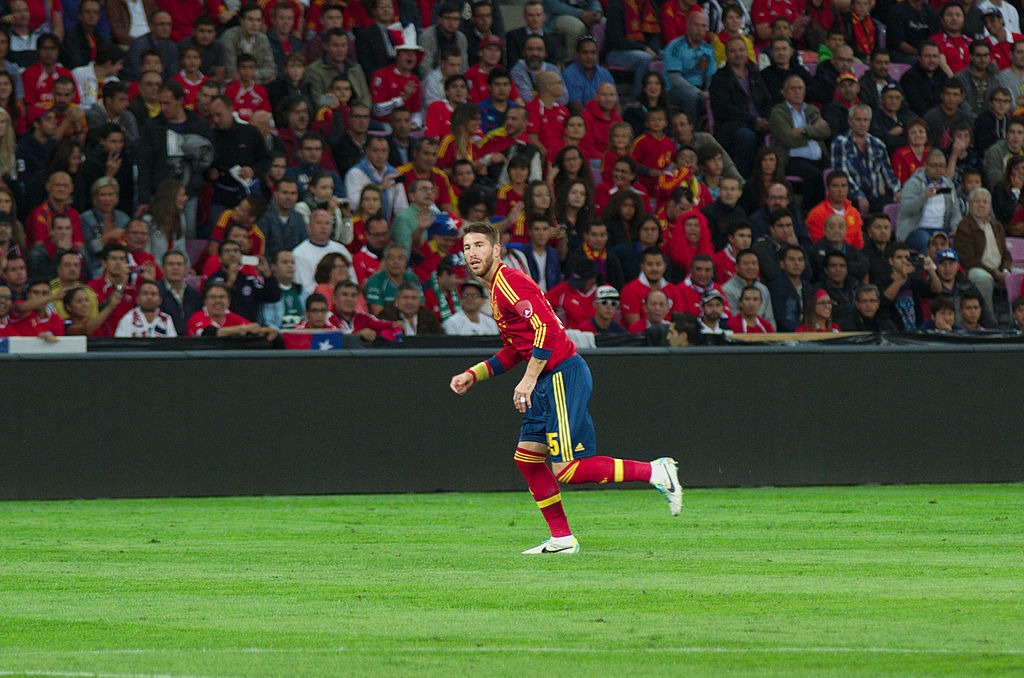 Sergio Ramos at Spain