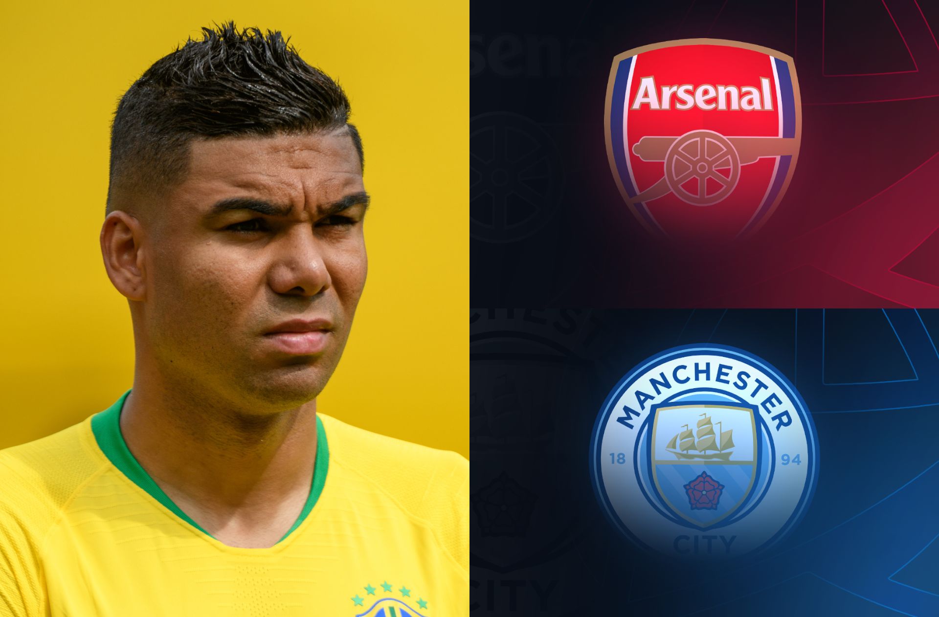 Casemiro, Arsenal, Man City