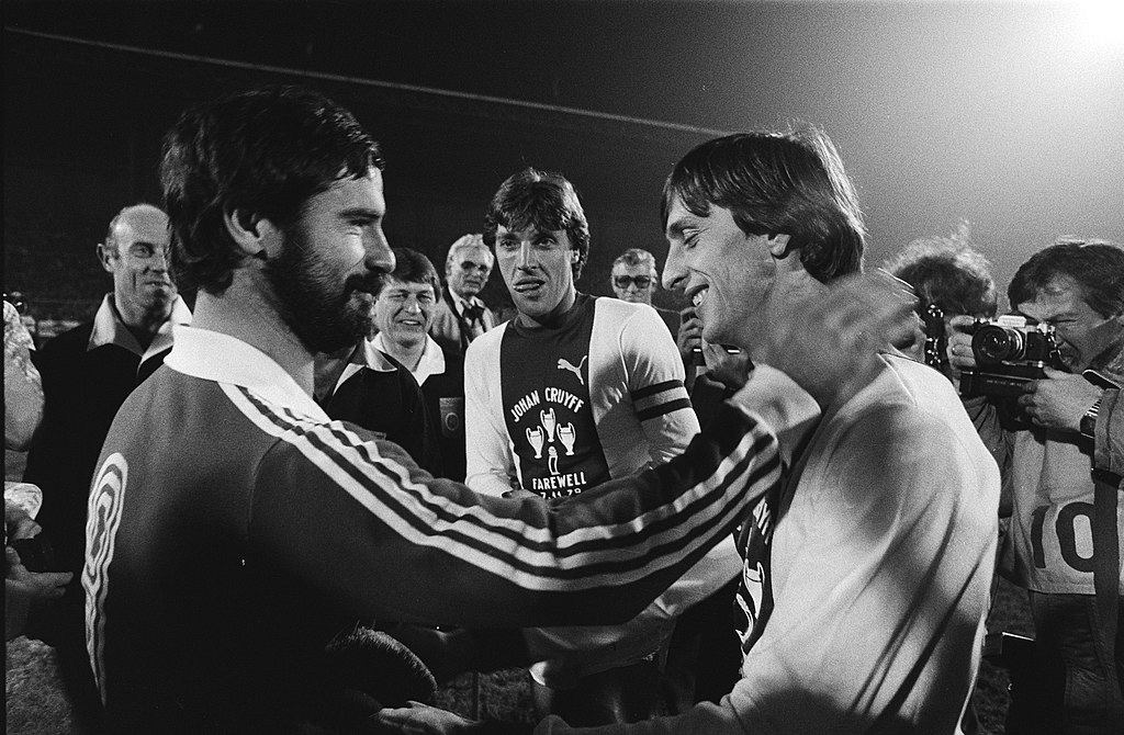 Gerd Muller and Johan Cruyff