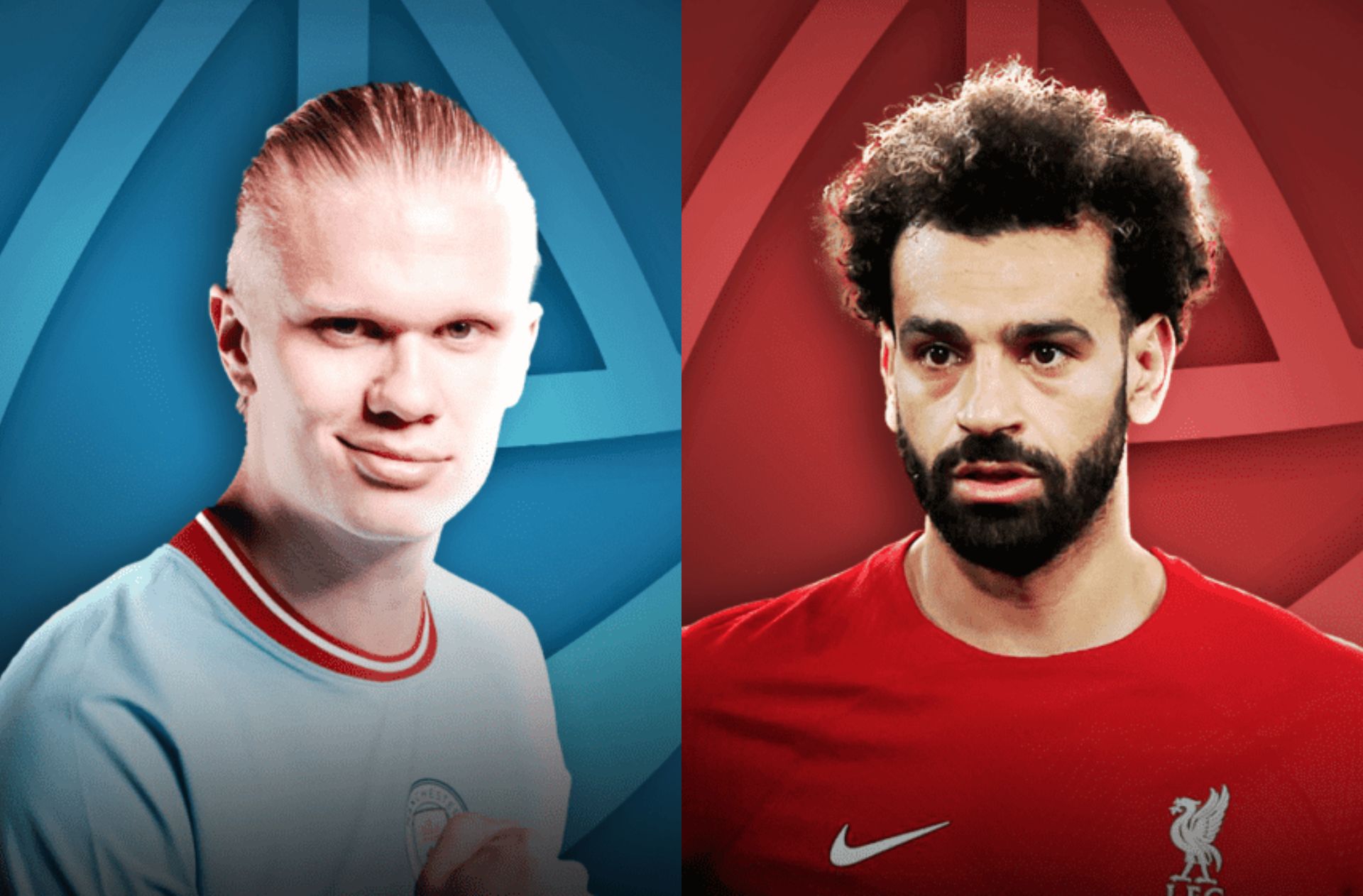 Erling Haaland, Mohamed Salah