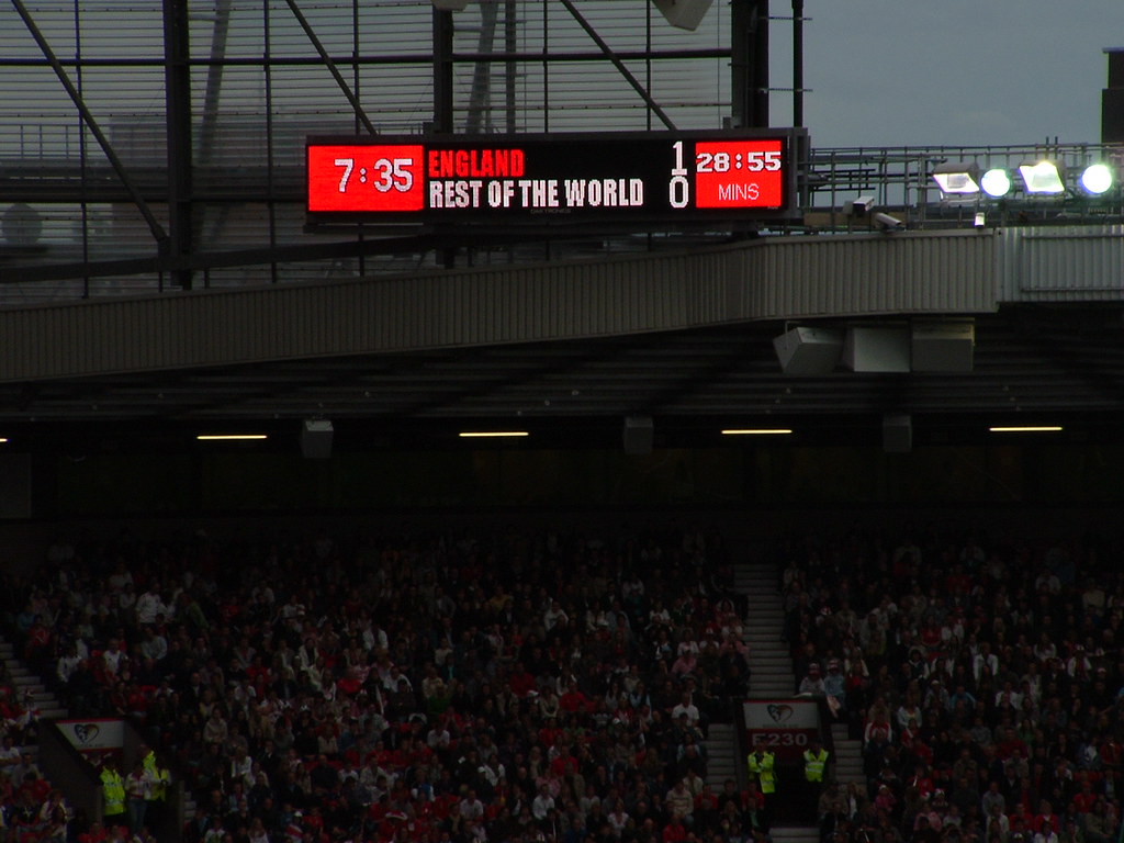 Old Trafford Scoreboard